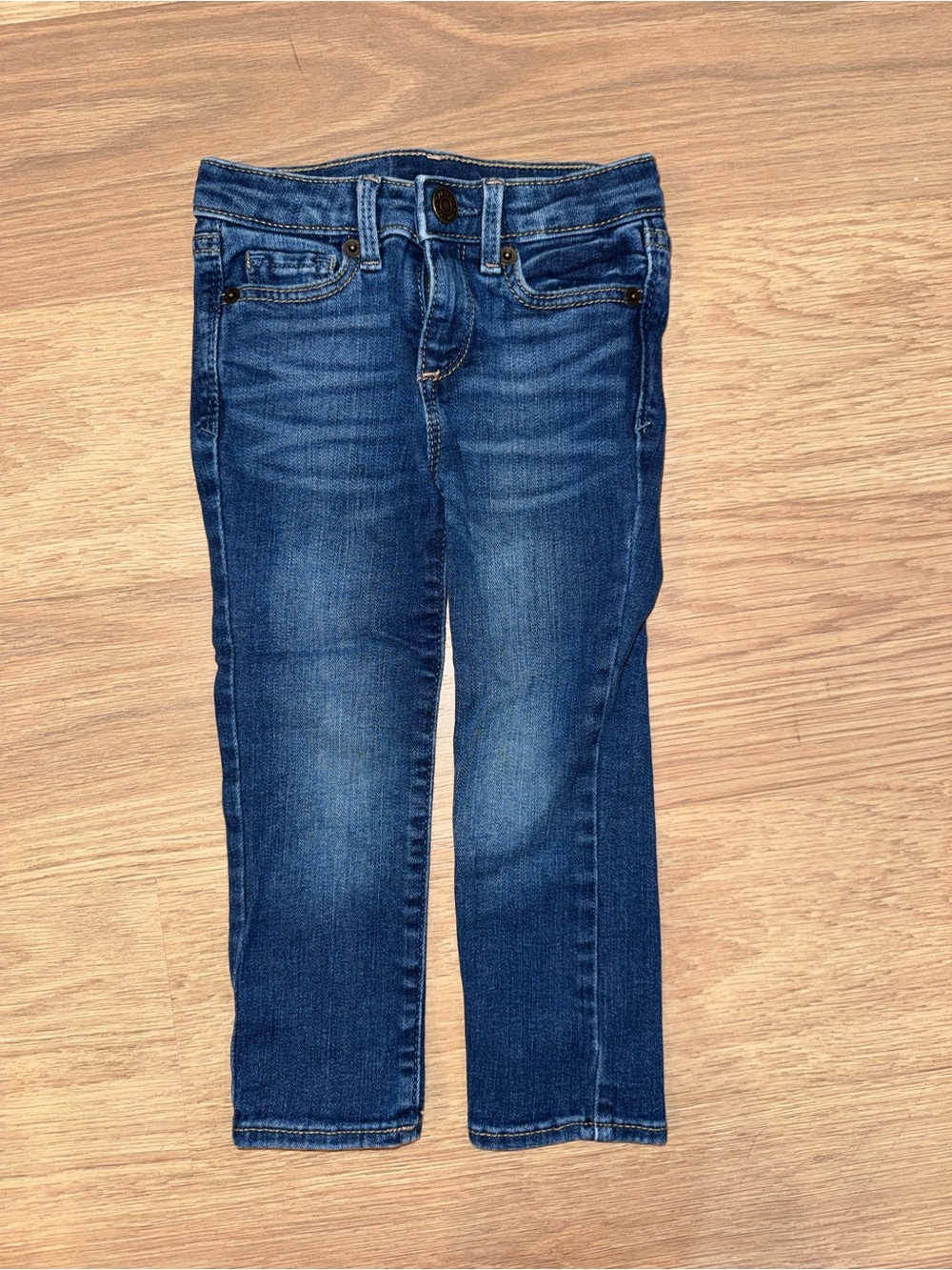 Classic Toddler Girls' Blue Denim Jeans